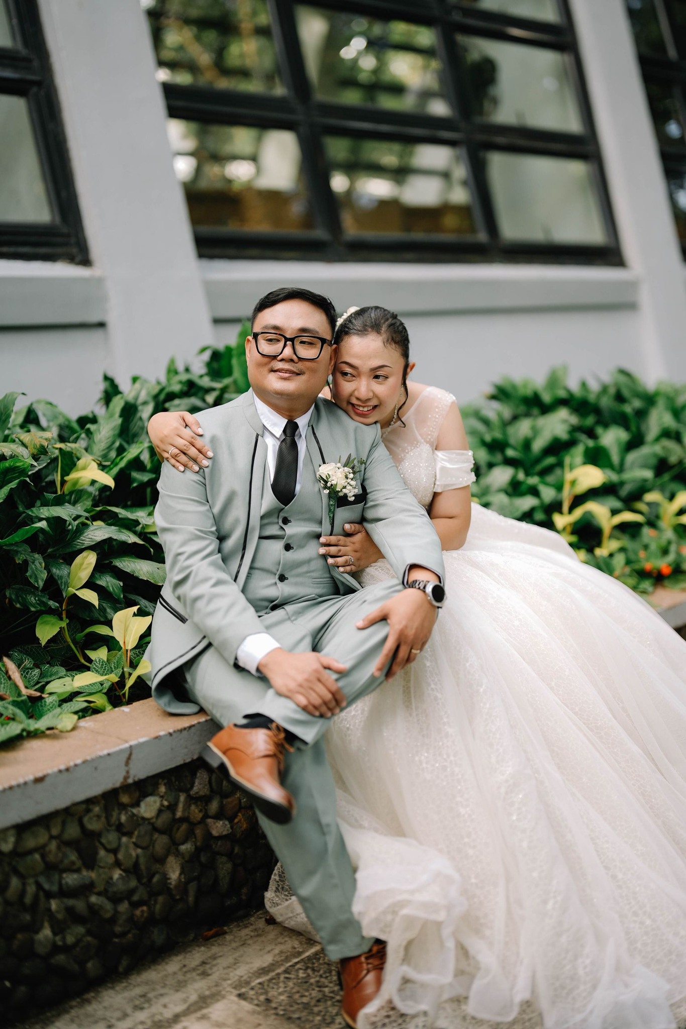 Wedding day portrait